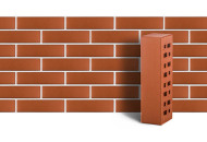 klinker fasadnyy krasnyy «london» gladkiy 0,7 nf  1