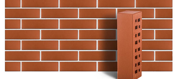 klinker fasadnyy krasnyy «london» gladkiy 0,7 nf  1